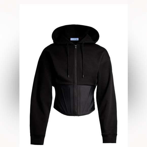 H&M Other - Mugler H&M CORSET-WAIST HOODED JACKET NWT